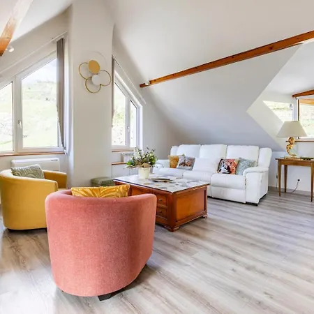 アパート Les Glycines Du Sommerberg Niedermorschwihr